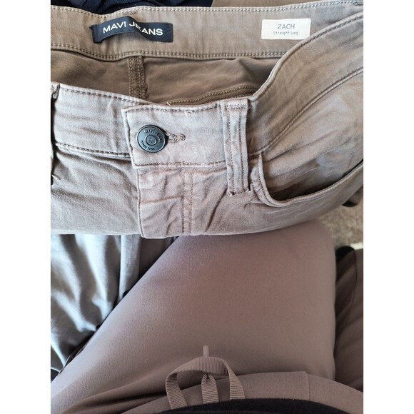 Mavi Jeans Zach Straight Leg Brown Mens Size 31x30 - Picture 6 of 8